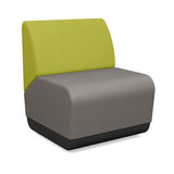Pasea Single Seat Lounge Seating, Modular Lounge Seating SitOnIt Fabric Color Fog Fabric Color Apple 
