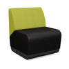Pasea Single Seat Lounge Seating, Modular Lounge Seating SitOnIt Fabric Color Onyx Fabric Color Apple 