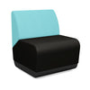 Pasea Single Seat Lounge Seating, Modular Lounge Seating SitOnIt Fabric Color Onyx Fabric Color Aqua 