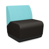 Pasea Single Seat Lounge Seating, Modular Lounge Seating SitOnIt Fabric Color Smoky Fabric Color Aqua 