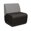 Pasea Single Seat Lounge Seating, Modular Lounge Seating SitOnIt Fabric Color Smoky Fabric Color Nickle 