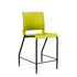 Rio 4 Leg Stool Stools SitOnIt Apple Plastic 24" Counter Height Black Frame