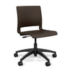 Rio Light 5 Star Office Chair Office Chair, Conference Chair, Computer Chair, Teacher Chair, Meeting Chair SitOnIt Chocolate Plastic 
