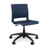 Rio Light 5 Star Office Chair Office Chair, Conference Chair, Computer Chair, Teacher Chair, Meeting Chair SitOnIt Navy Plastic 