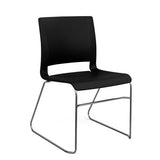 Rio Wire Rod Guest Chair Guest Chair, Stack Chair SitOnIt Black Plastic 