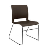 Rio Wire Rod Guest Chair Guest Chair, Stack Chair SitOnIt Chocolate Plastic 