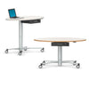 RONDOLIFT-KF Elliptical Top Model 2828 Classroom Table, Multipurpose Table, Height Adjustable Table VS America 
