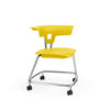 Ruckus Stack Chair 18" Guest Chair, Cafe Chair, Stack Chair, Classroom Chairs KI Casters Frame Color Chrome Shell Color Rubber Ducky