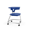 Ruckus Stack Chair 18" Guest Chair, Cafe Chair, Stack Chair, Classroom Chairs KI Casters Frame Color Chrome Shell Color Ultra Blue