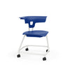 Ruckus Stack Chair 18" Guest Chair, Cafe Chair, Stack Chair, Classroom Chairs KI Casters Frame Color Cottonwood Shell Color Ultra Blue
