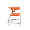Ruckus Stack Chair 18" Guest Chair, Cafe Chair, Stack Chair, Classroom Chairs KI Glides Frame Color Chrome Shell Color Nemo