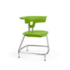 Ruckus Stack Chair 18" Guest Chair, Cafe Chair, Stack Chair, Classroom Chairs KI Glides Frame Color Chrome Shell Color Zesty Lime