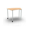 Shift+ Thumbprint Classroom Desk Student Desk VS America Concave Top 23 1/4" Laminate Color Beech
