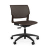 SitOnIt Orbix Light Task Chair | Armless with Plastic Shell Light Task Chair SitOnIt Plastic Color Chocolate 