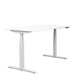 SitOnIt Switchback Height Adjustable Desk | 24d x 48w | Work From Home Edition Home Office SitOnIt Frame Color White Laminate Color White 