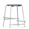 Solo Stool Stools, Classroom Chairs, Hokki Stool VS America 20 ⅛" Dark Blue Woodstain 