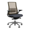 Vectra Highback Office Chair Office Chair, Conference Chair, Meeting Chair SitOnIt Desert Mesh Fabric Color Ash Fog Frame