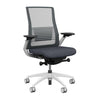 Vectra Highback Office Chair Office Chair, Conference Chair, Meeting Chair SitOnIt Mist Mesh Fabric Color Ash White Frame