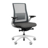 Vectra Highback Office Chair Office Chair, Conference Chair, Meeting Chair SitOnIt Mist Mesh Fabric Color Dust White Frame