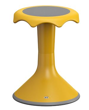VS America Hokki Wobble Stool Stools, Classroom Chairs, Hokki Stool VS America 18 ⅛" C045: Broom Yellow 