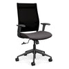 Wit Highback Office Chair Office Chair, Conference Chair, Teacher Chair SitOnIt Onyx Mesh Fabric Color Kiss Carpet Castors