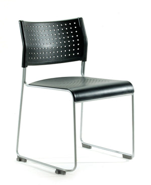 Workspace 48 Link Chair | Stacking Chair | Two Polypropylene Color's Guest Chair, Cafe Chair, Stack Chair Workspace 48 